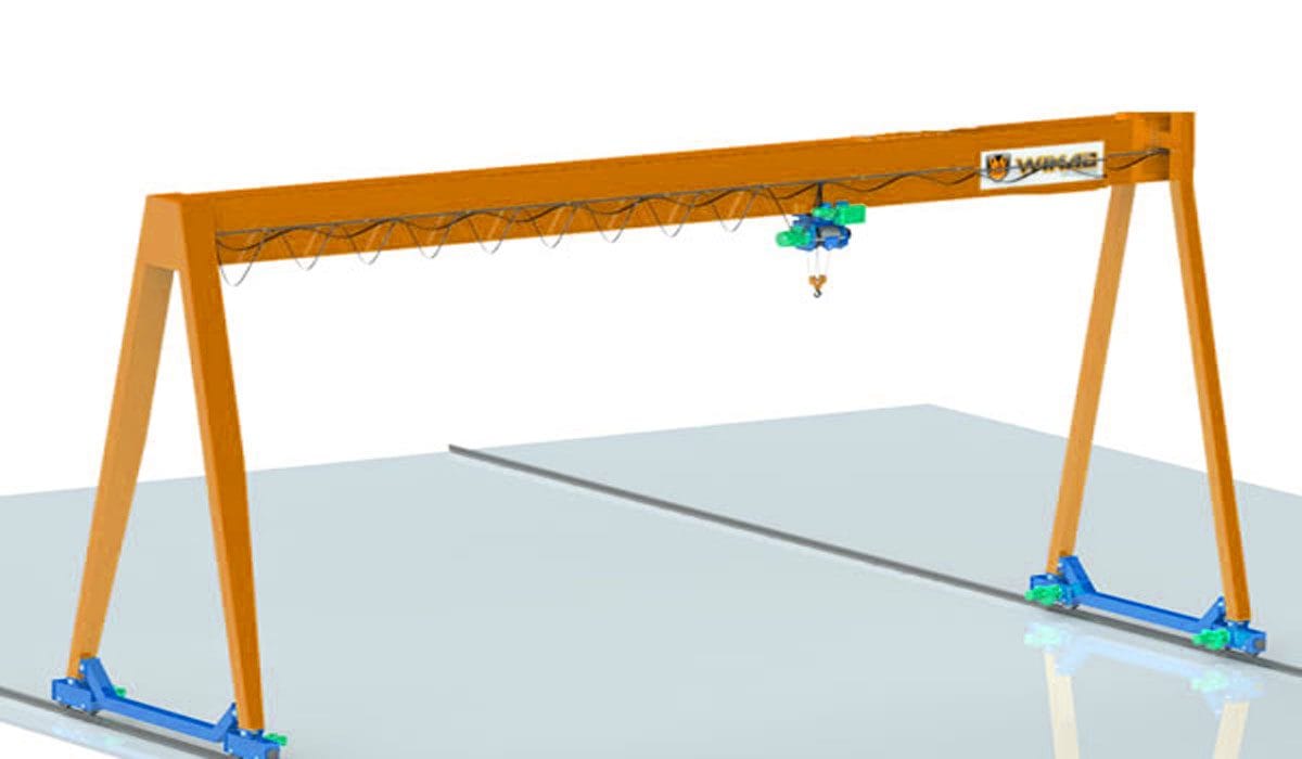 Single Girder Gantry Crane Manufacturing