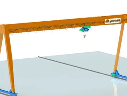 Single Girder Gantry Crane Manufacturing